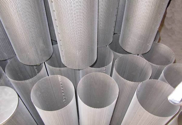 Spiral Perforated Tube, Welded Stainless Steel Perforated Filter Cartridge  - China Perforated Pipe, Perforated Tube