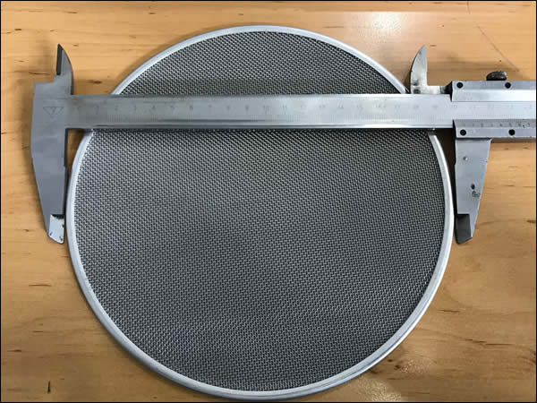 4 layer round filter mesh (stainless steel) for plastic extrusion machines